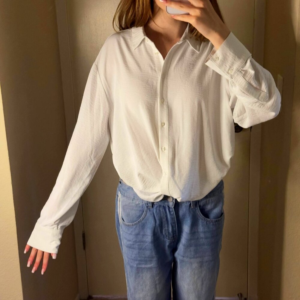 Calvin Klein women white blouse